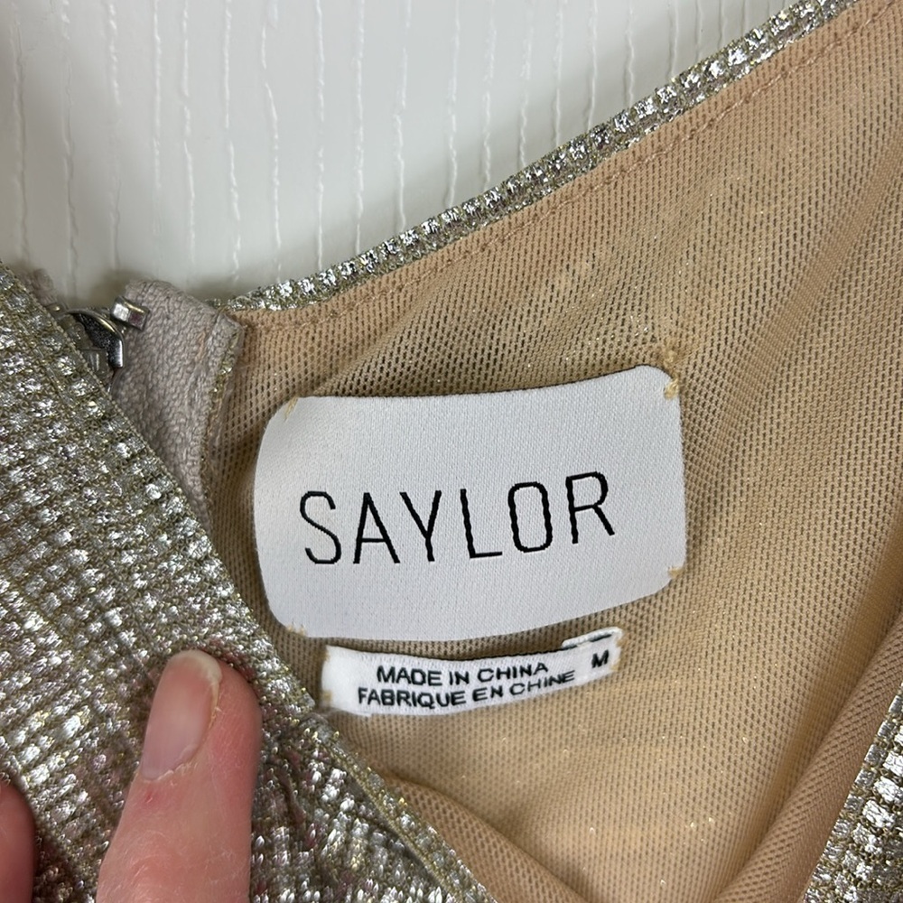 NWOT Saylor Gianna platinum set sz med - Picture 10 of 16